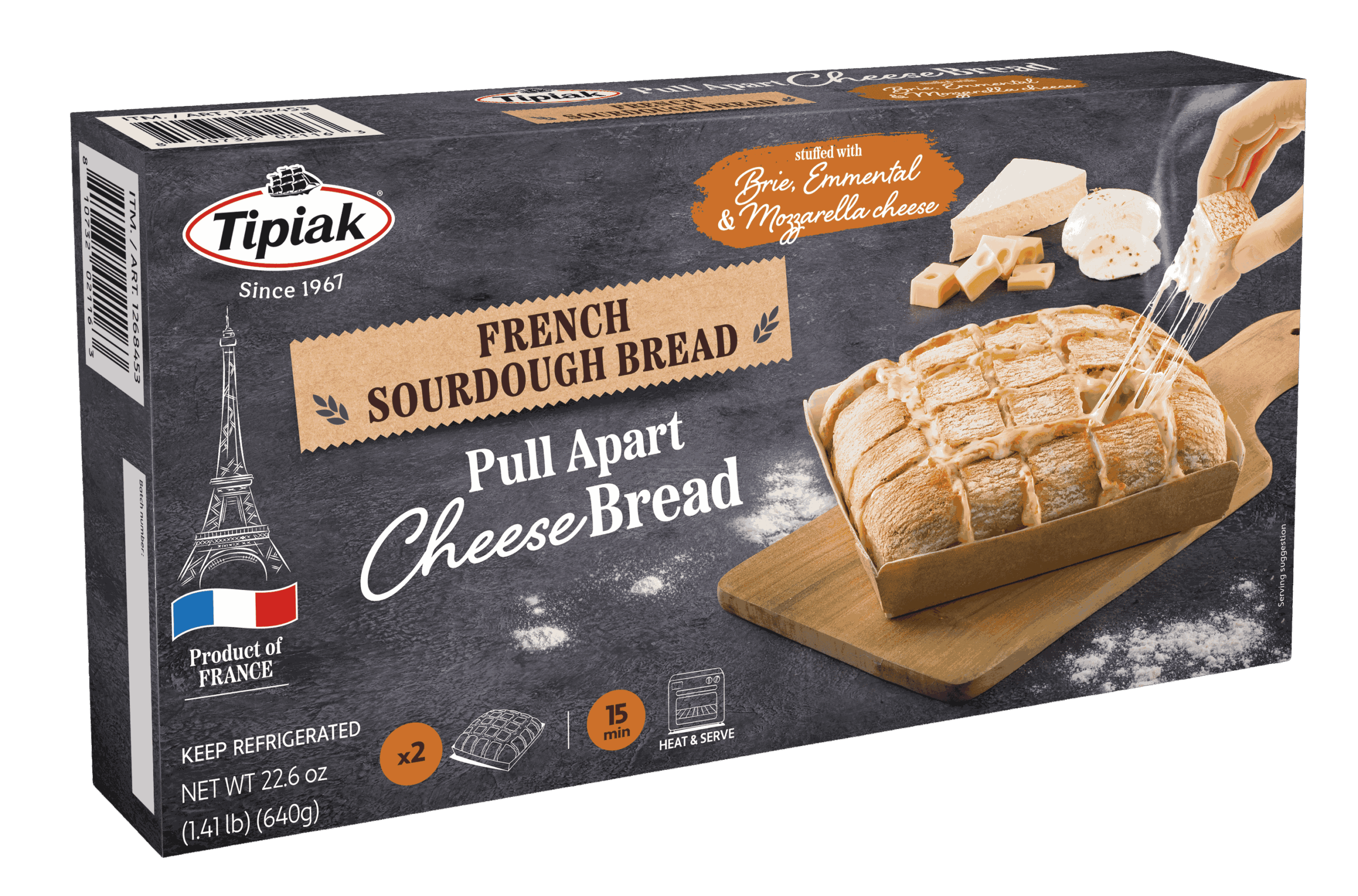 Pack Cheese bread Cheeses Tipiak